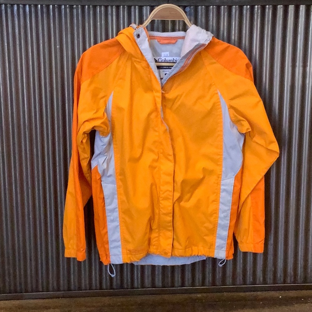 Orange Colombia windbreaker